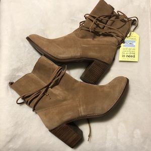Toms Mila Toffee Suede boots